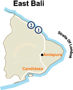 Amed & Tulamben Map