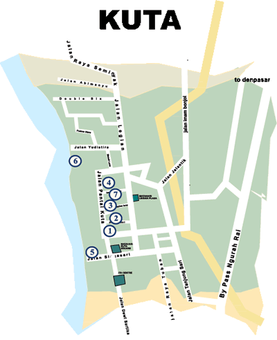 Kuta Map